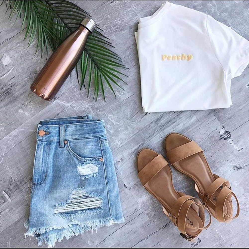 Ankle strap wedges
